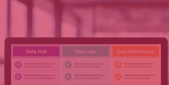 Comparativa entre Data Hub, Data Lake y Data Warehouse: ¿cuál te conviene?